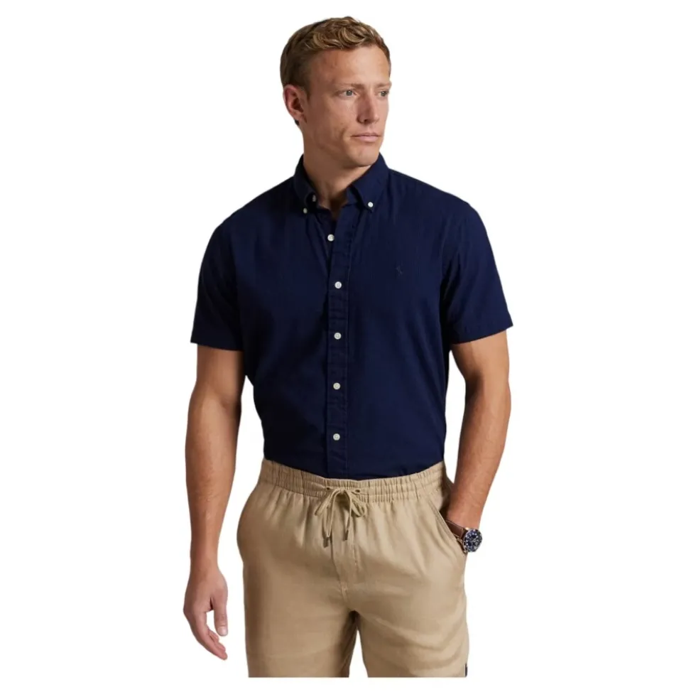 Custom Fit Seersucker Shirt