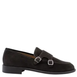 23070-C-VS3.EBONY Loafer med dobbeltspænde