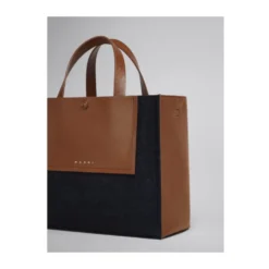 Denim Brun Skuldertaske