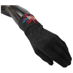 DGLovesLondon Broderede Uldhandsker