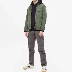 Diagonal Fleece Pullover Hoodie
