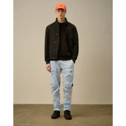 Diagonal Raised Fleece Crewneck Sweatshirt