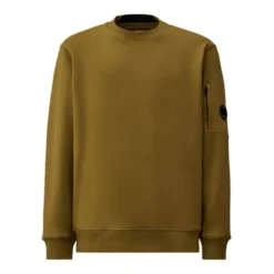 Diagonal Raised Fleece Crewneck Sweatshirt