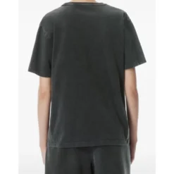 Distressed Logo Bomulds T-shirt