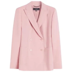Dobbeltknappet blazer i strækuld
