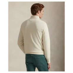 Double-Knit Mockneck Pullover