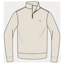 Double-Knit Mockneck Pullover