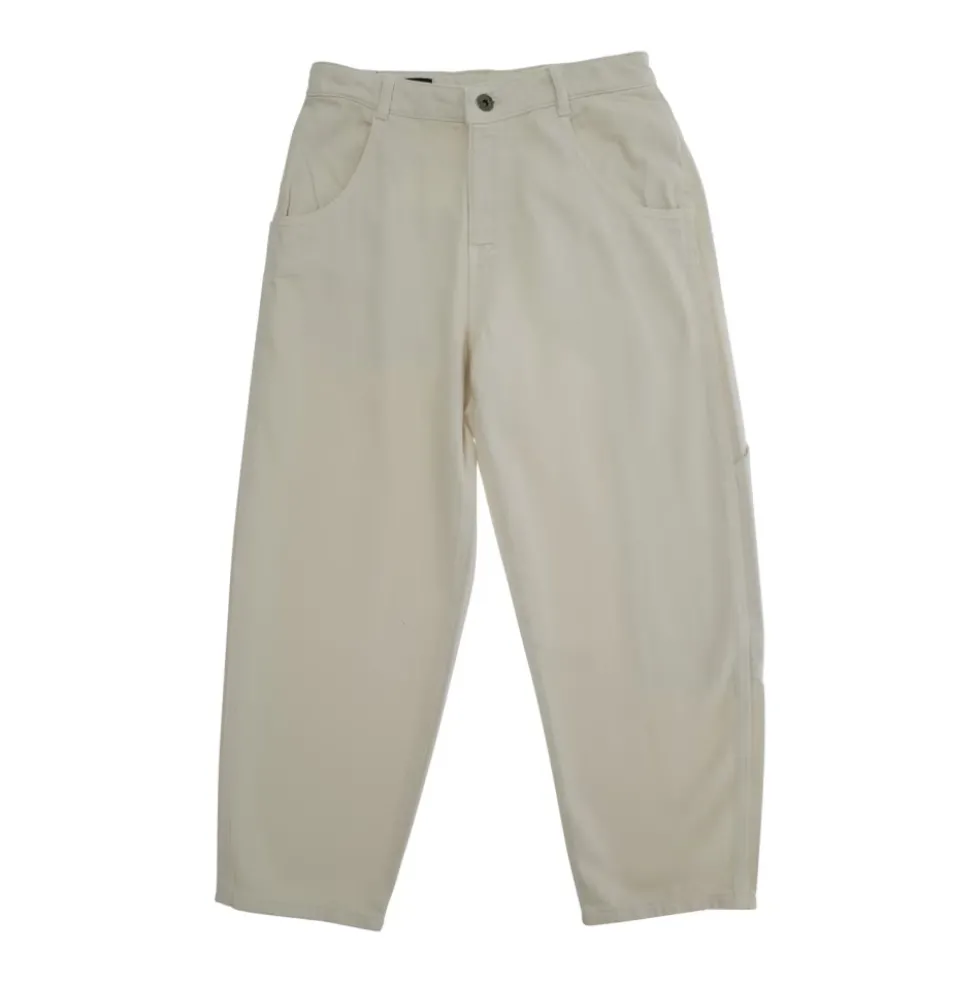 Drenge 5-lomme bomuldsbukser Beige