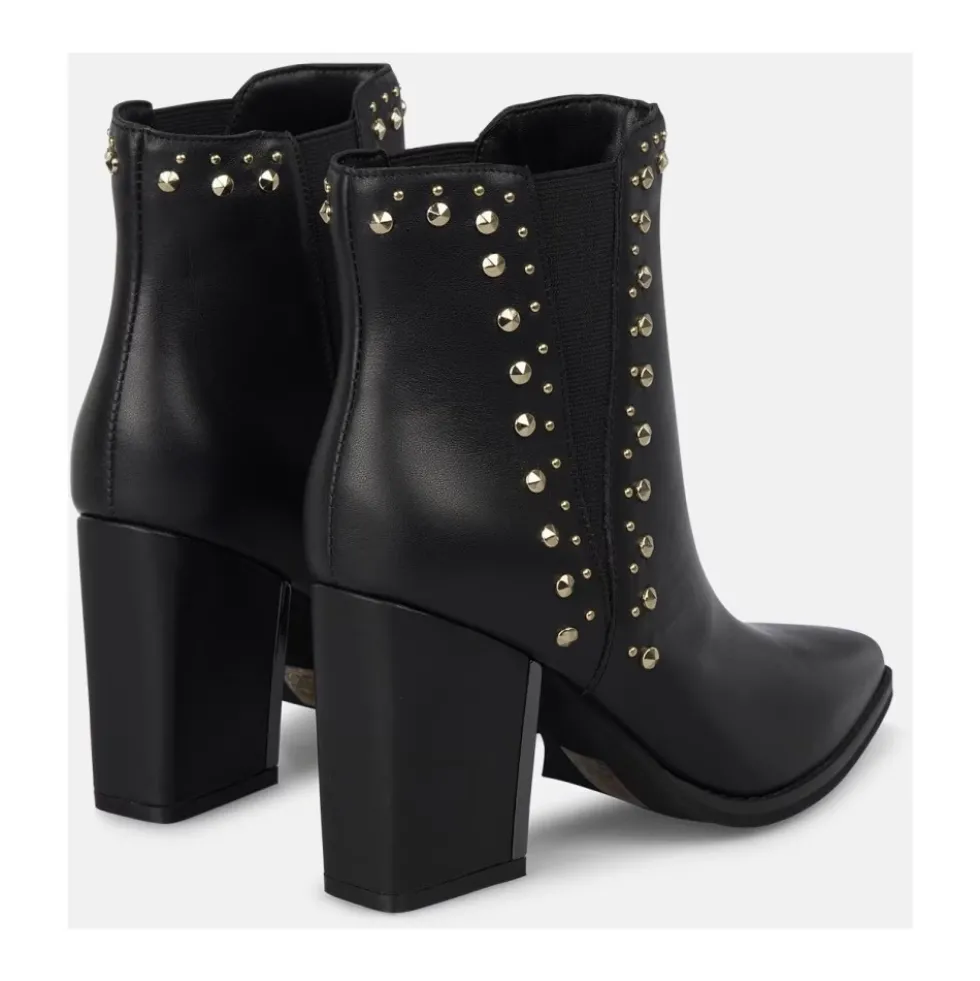 Elastic Bootie with Studs