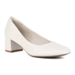 Elegant Hvide Formelle Pumps