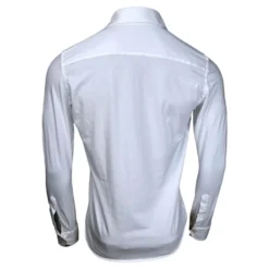 Elegant hvidt jersey skjorte