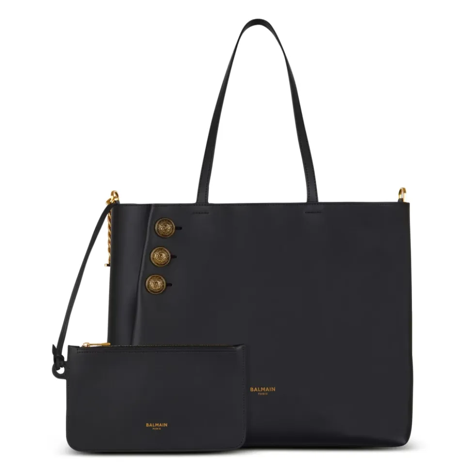 Emblème Læder Tote Bag
