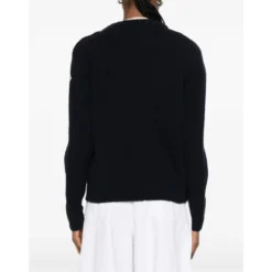 Embroidered Logo Crew Neck Sweater