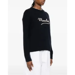 Embroidered Logo Crew Neck Sweater