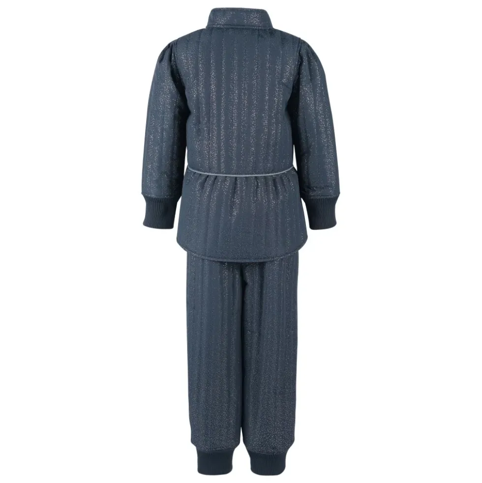 En Fant - Thermal Set W. Fleece, 240100 - Parisianight / Gold