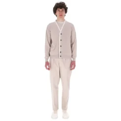 English Rib Cotton Cardigan