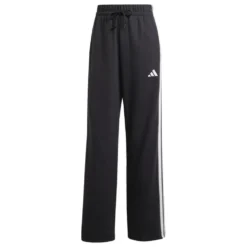 Essentials 3-Stripes Open Hem French Terry Pants