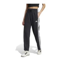 Essentials 3-Stripes Open Hem French Terry Pants