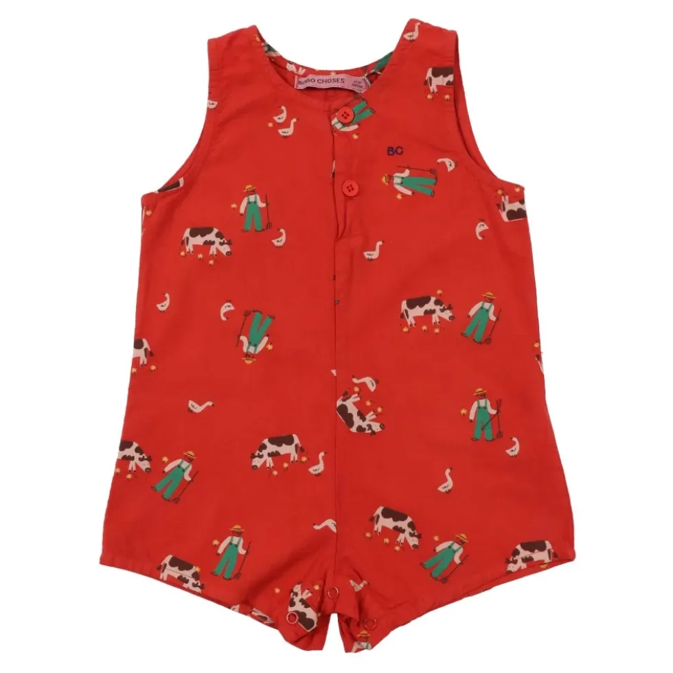 Farm Adventure all over playsuit