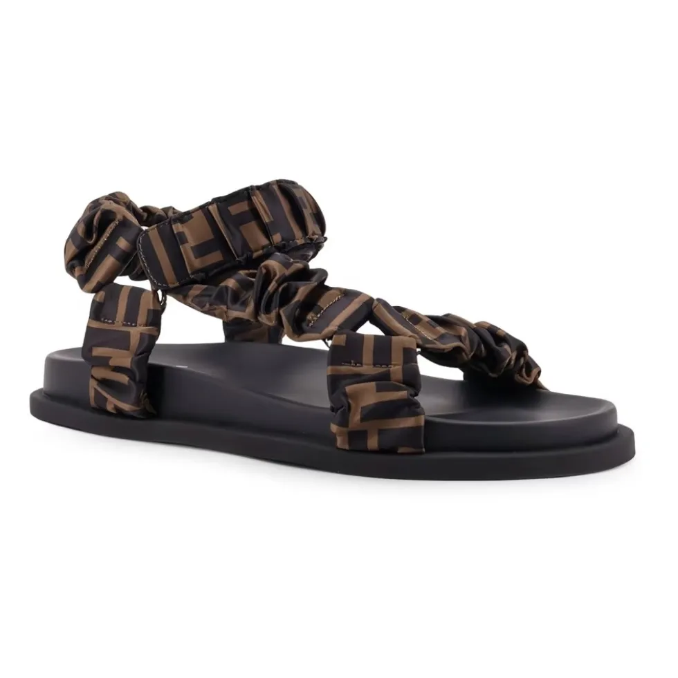 Feel Elastic Satin Sandaler