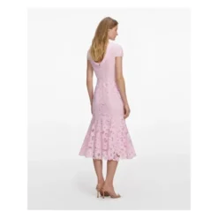 Fine Lace Midi Dress