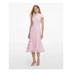Fine Lace Midi Dress