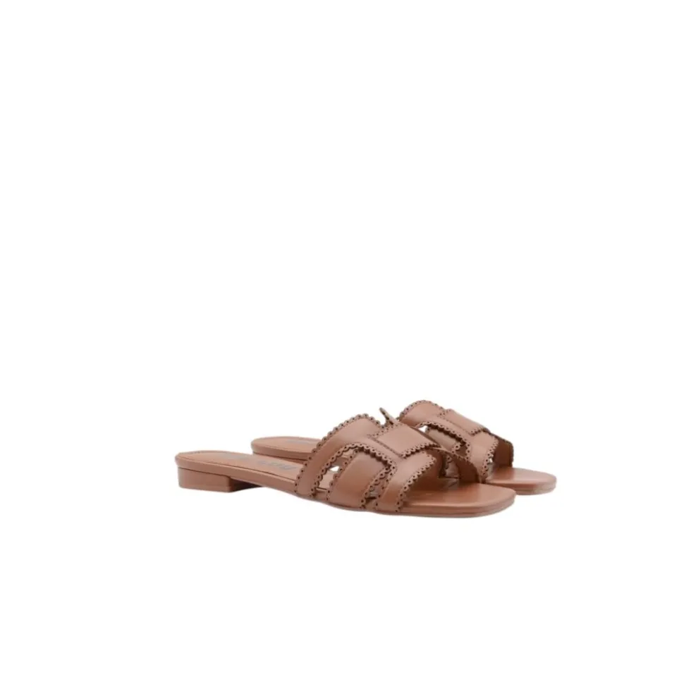 Flad Læder Slide