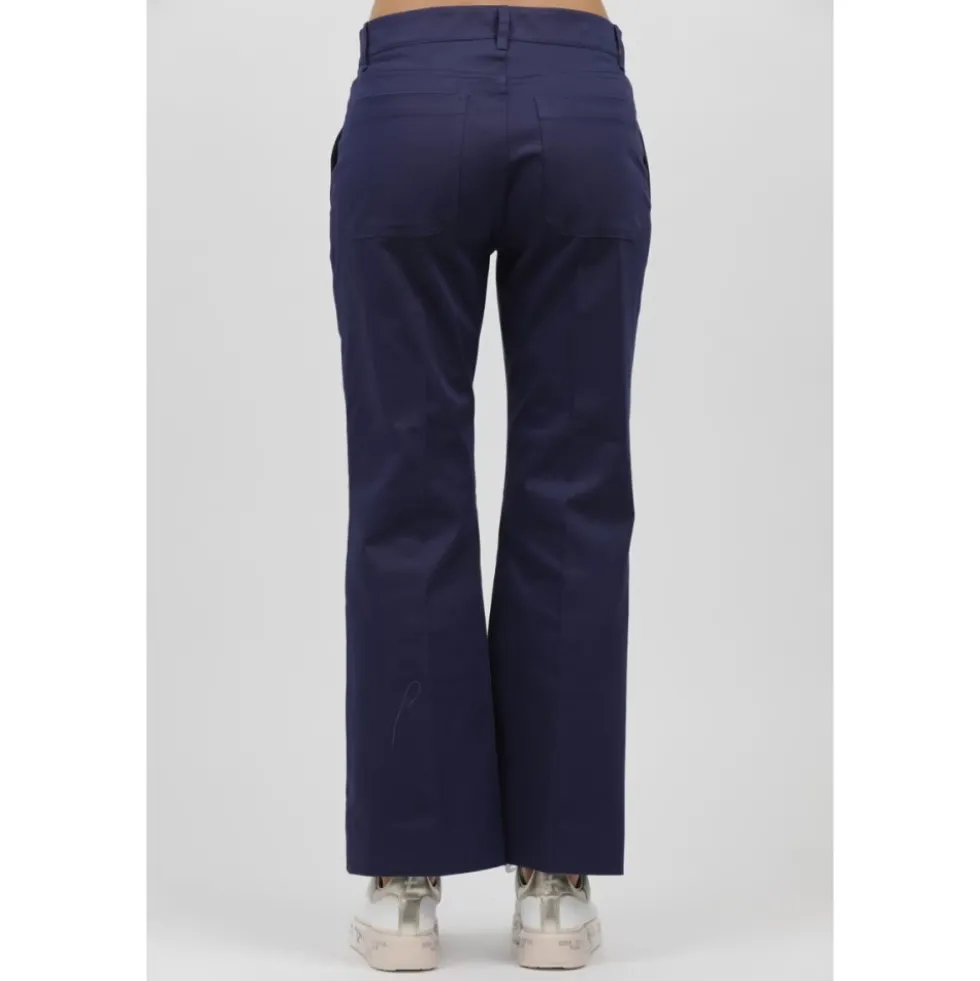 Flared Gabardine Stretch Bukser
