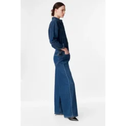 Flared Jeans med høj talje