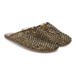 Flat Mule Mesh Sandal