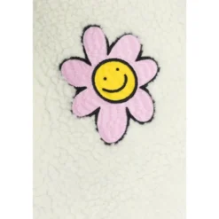 Fleece med et blomstermotiv
