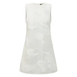 Floral Embroidered Mini Dress