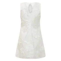 Floral Embroidered Mini Dress
