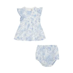 Floral Eyelet Cotton Dress