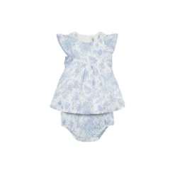 Floral Eyelet Cotton Dress