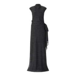 Flower Mesh Maxi Dress