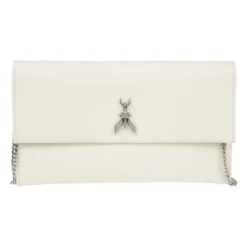 Fly Læder Clutch Taske med Kæde