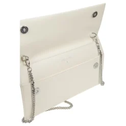 Fly Læder Clutch Taske med Kæde