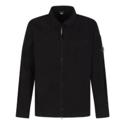 Gabardine Zipped Overshirt