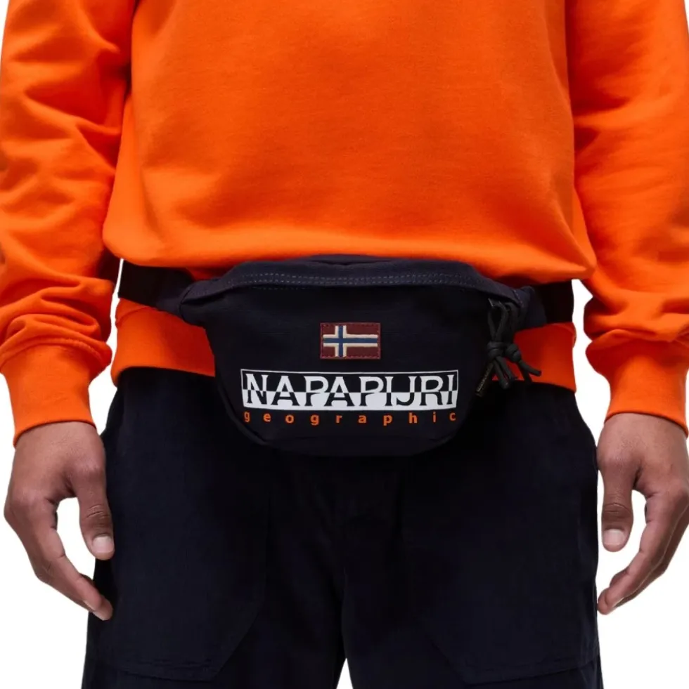 Genbrugspolyester Navy Blue Taljepose