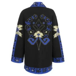 Geometrisk Jacquard Uldtrøje