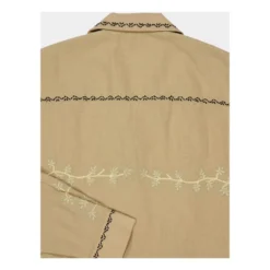 Gevrey Broderet Hamp Skjorte