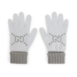 GG Cashmere Jacquard Gloves