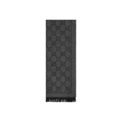 GG Jacquard Pattern Strikket Halstørklæde