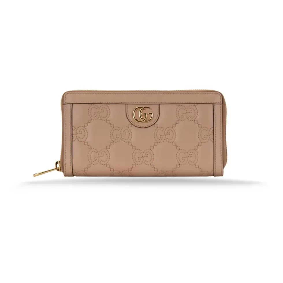 GG Marmont Quilted Long Wallet
