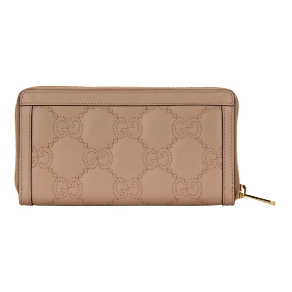 GG Marmont Quilted Long Wallet
