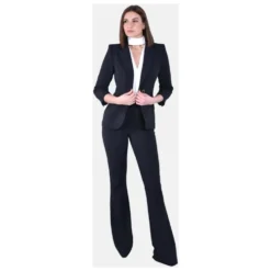 Giacca i dobbelt stretch-crepe