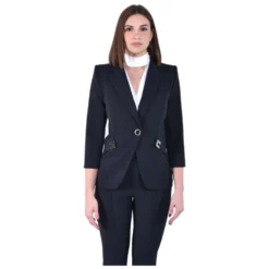 Giacca i dobbelt stretch-crepe