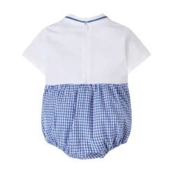 Gingham Cotton One-Piece