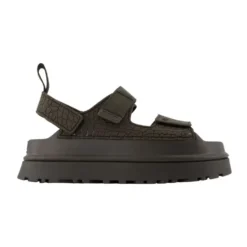 Goldenglow Embossed Sandals